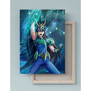 Quadro Decorativo Os Cavaleiros do Zodíaco Shiryu de Dragão 1